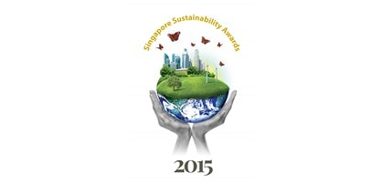 2015 年新加坡可持续发展企业奖徽标